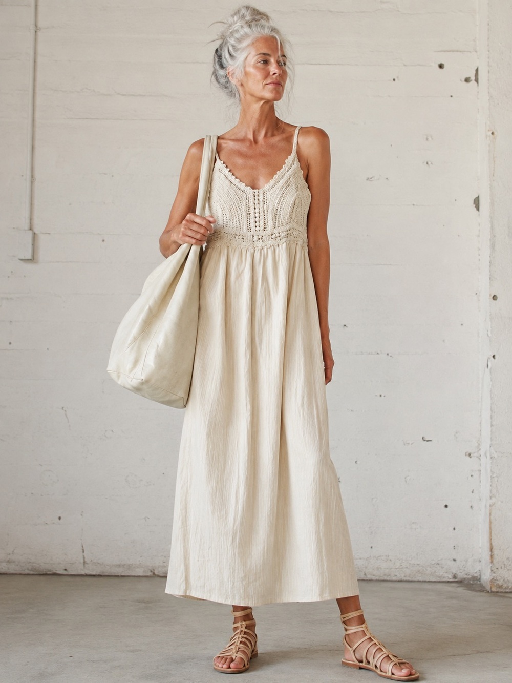 CRAM cotton maxi dress